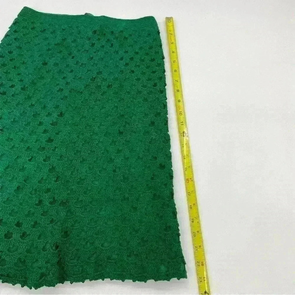 Crocheted Lined Skirt Green Skirt Size Small - Picture 6 of 6